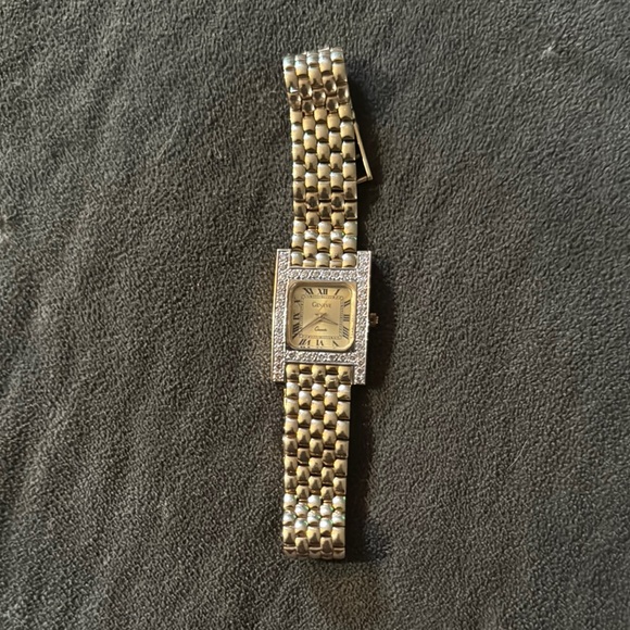 geneve Jewelry - 14k solid Gold Women's Watch with Diamonds